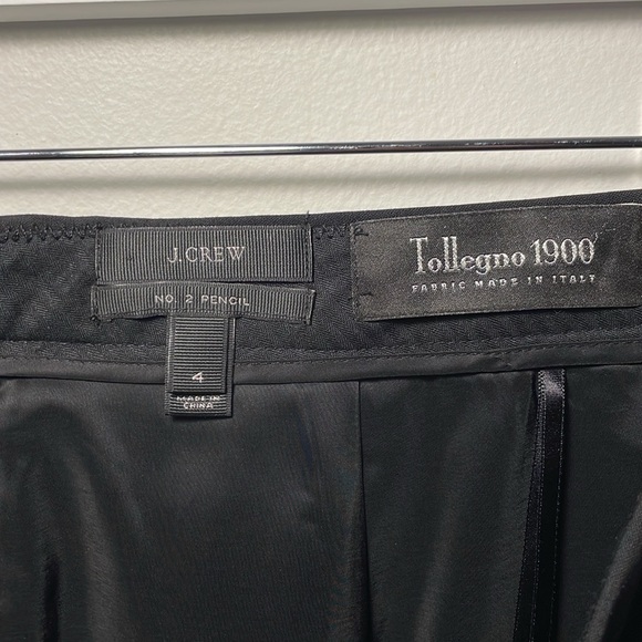J. Crew No. 2 Pencil® skirt in Italian stretch wool size 4 - Picture 3 of 7